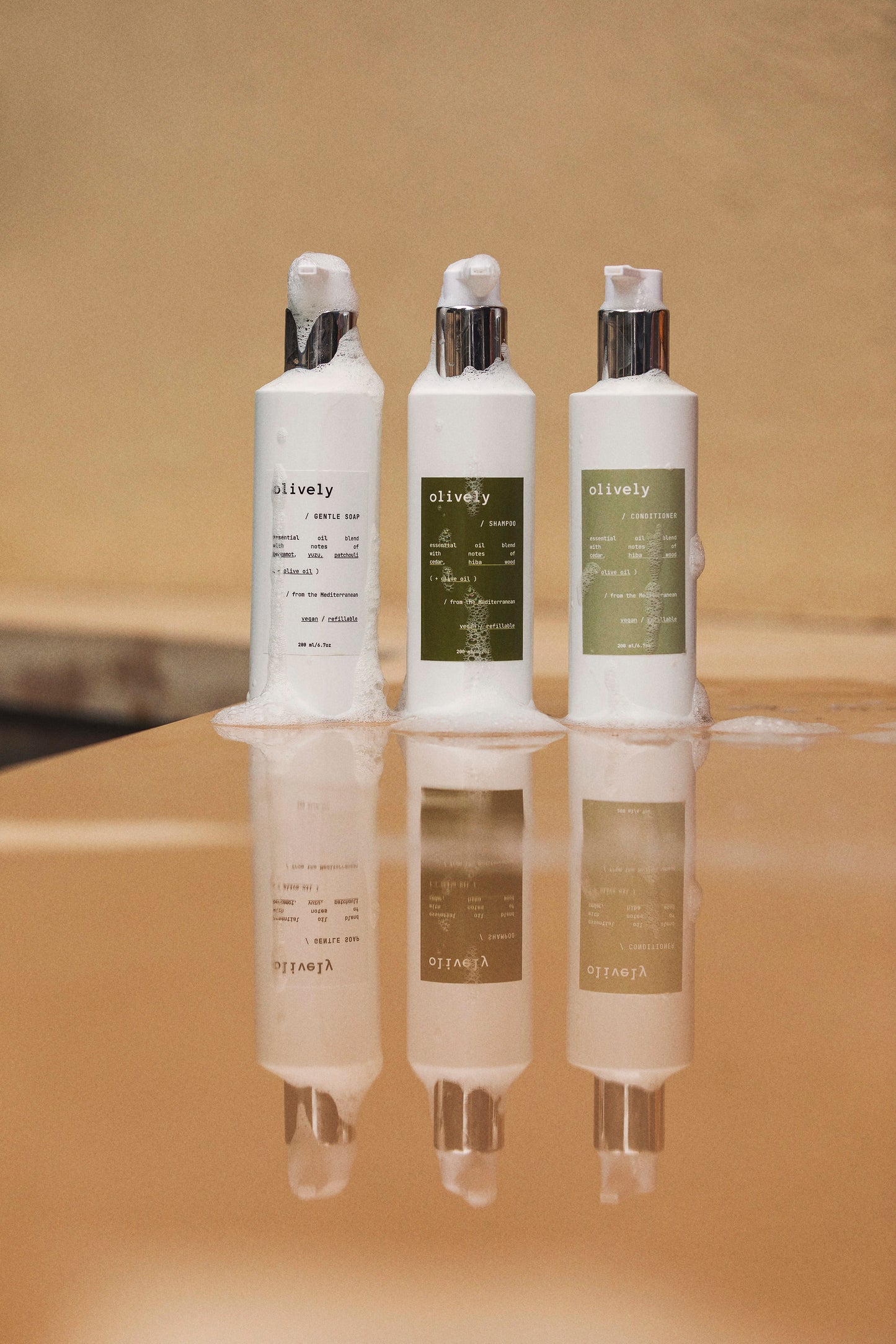 Mediterrani Shower Pack – Olive Oil Hair & Body Care Ritual