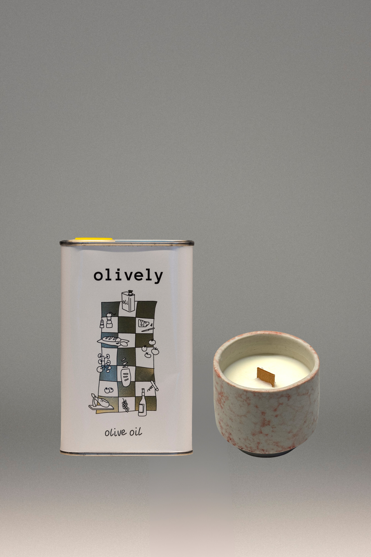 Olive Oil & Natural Handmade Candle