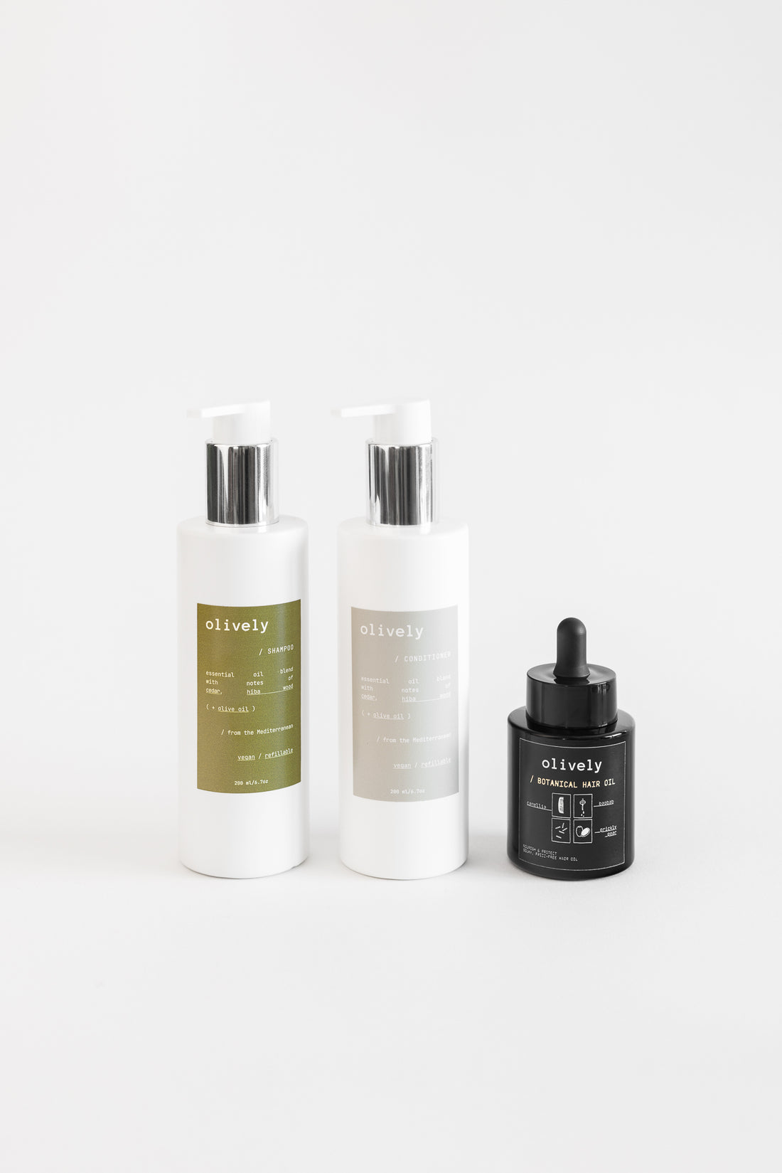 THE 3-STEP BOTANICAL HAIR RITUAL
