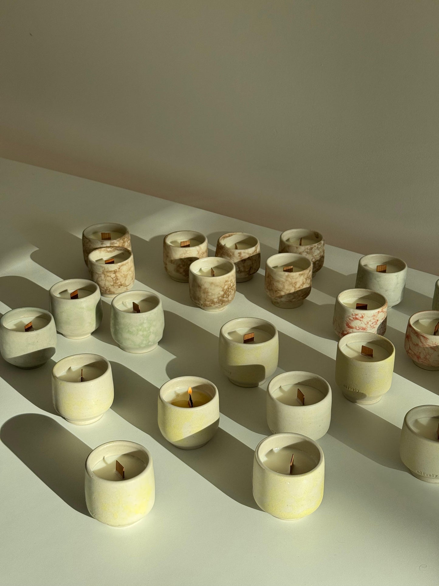 Golden Hour Ceramic Candle – Yuzu & Patchouli Notes