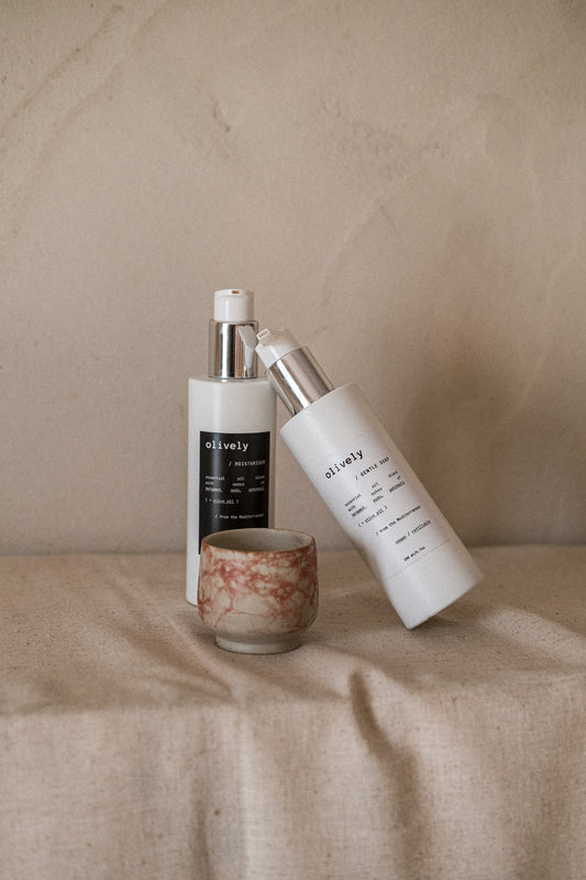 Objects of Care Gift Set — Cinnamon Candle, Body Lotion & Gentle Soap