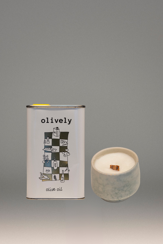 Olive Oil & Natural Handmade Candle