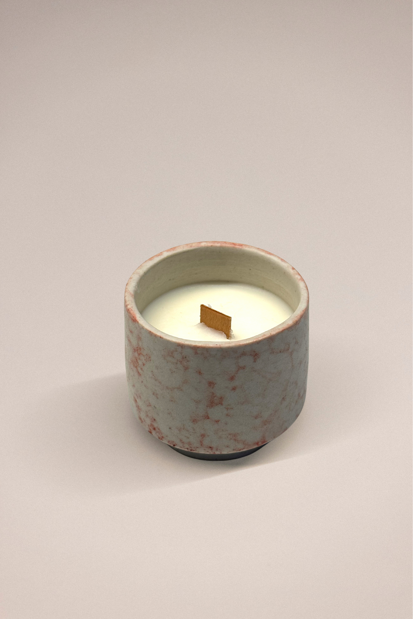 Cinnamon Notes Ceramic Candle - Cup