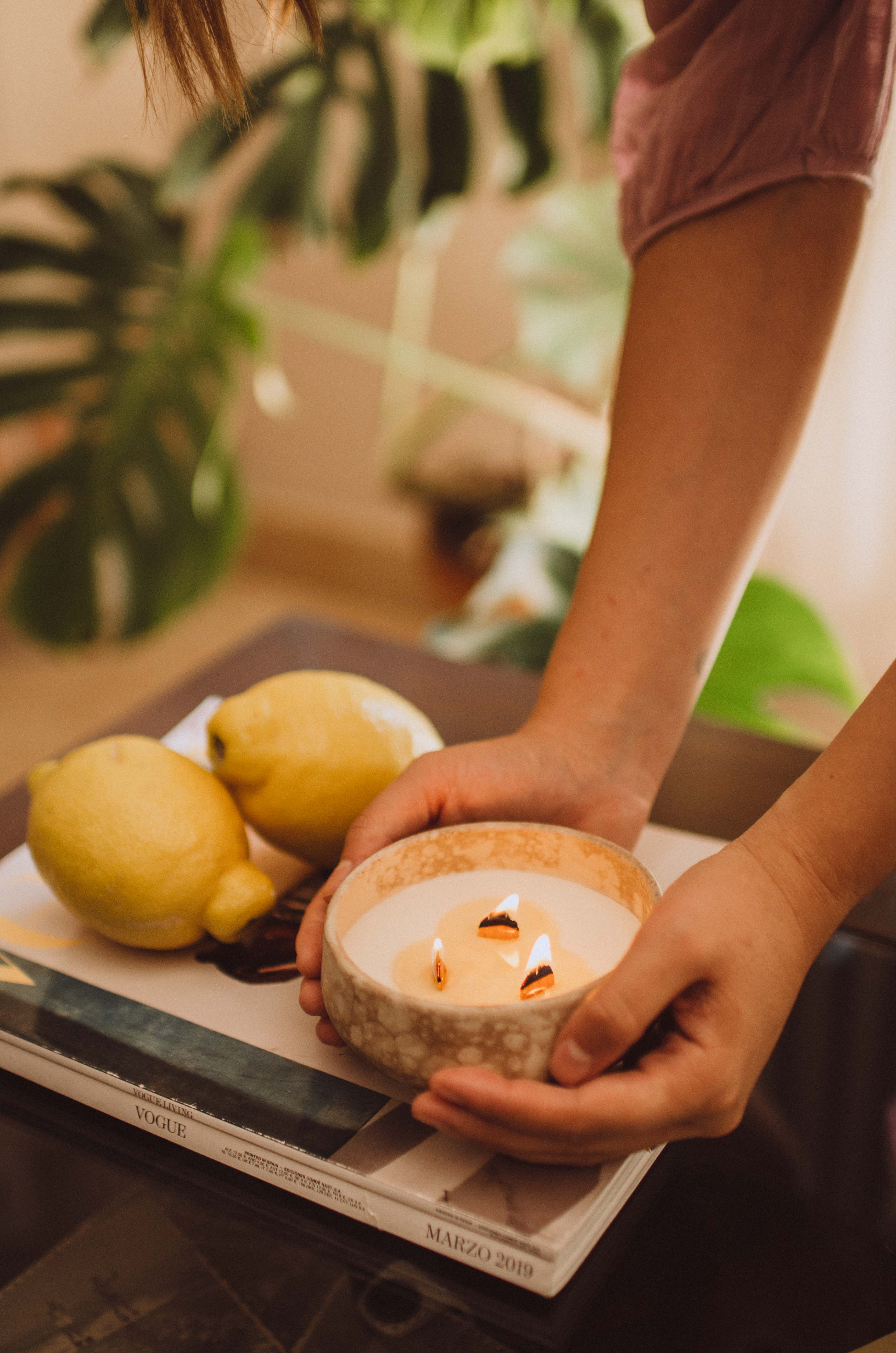 Candle / Bowl mediterrani notes