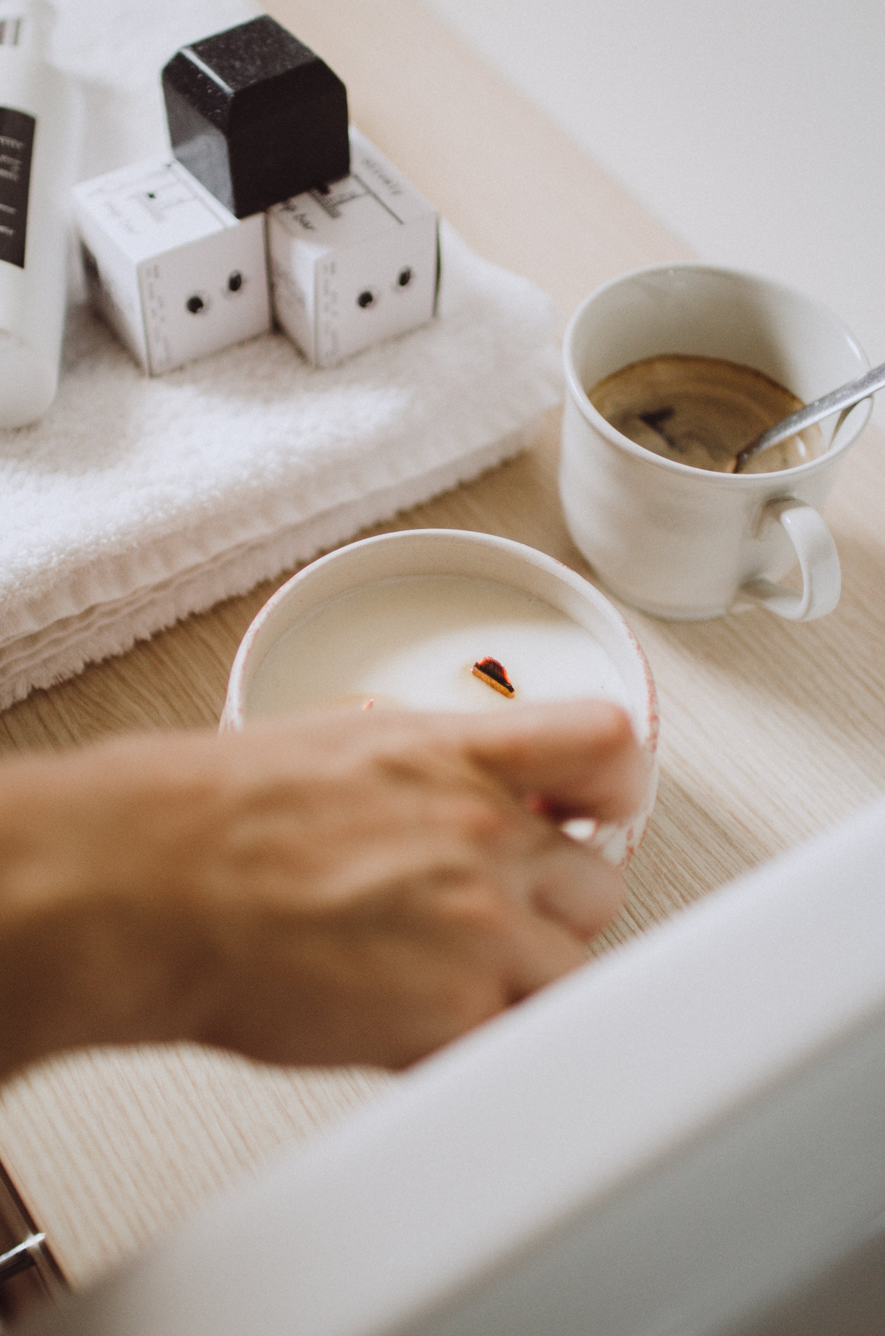 Breathe — All Natural XL Candle + Handmade Matcha Bowl Set