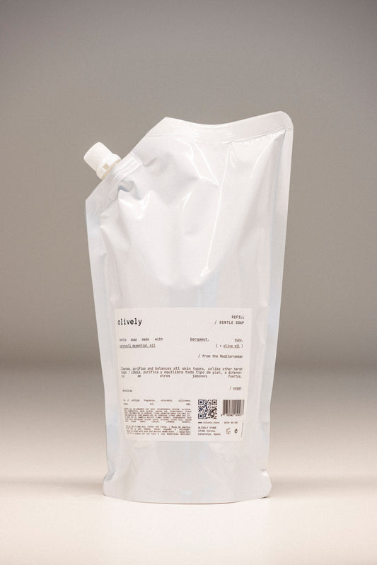 Gentle Soap Refill Bag (1000 ml) Vegan, Sulfate-Free