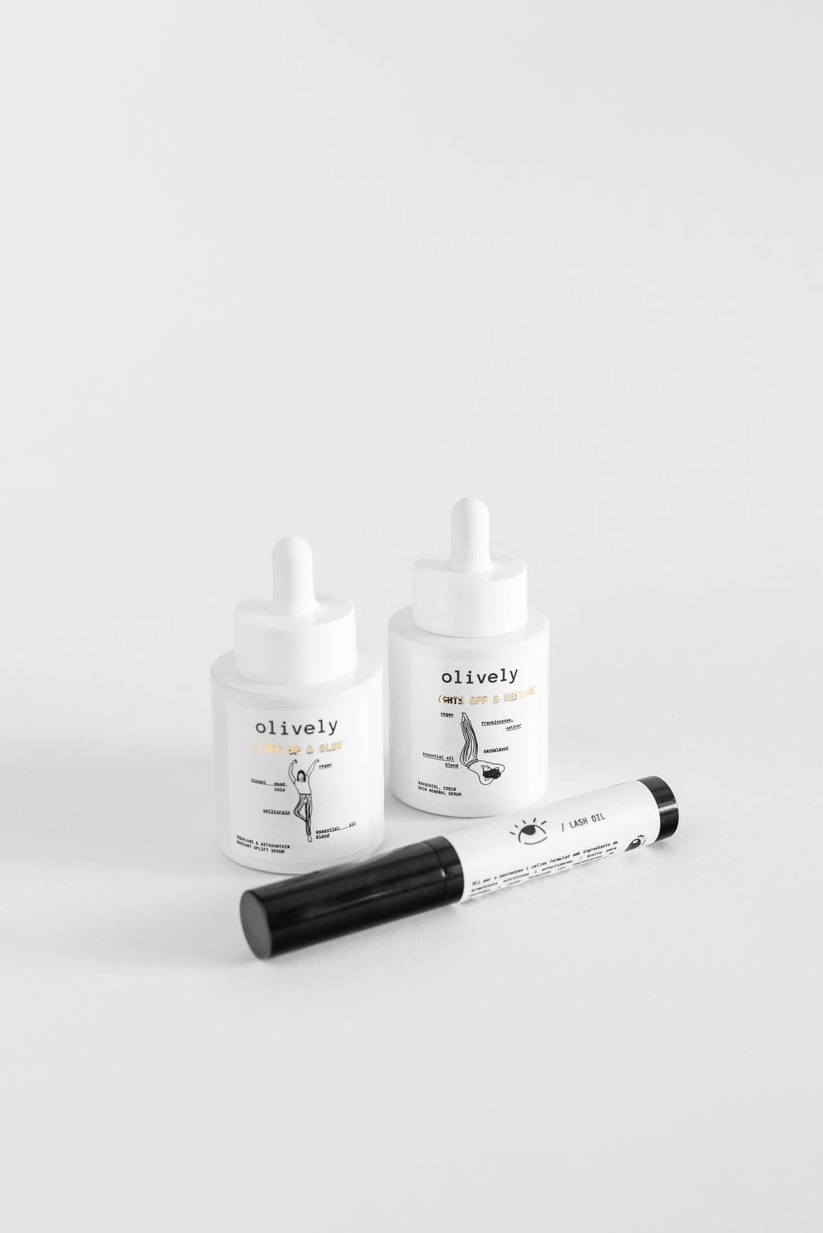 THE AM + PM SERUMS + LASH TRIO