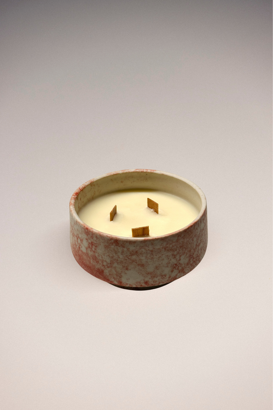 Cinnamon Notes Ceramic Candle / Bowl