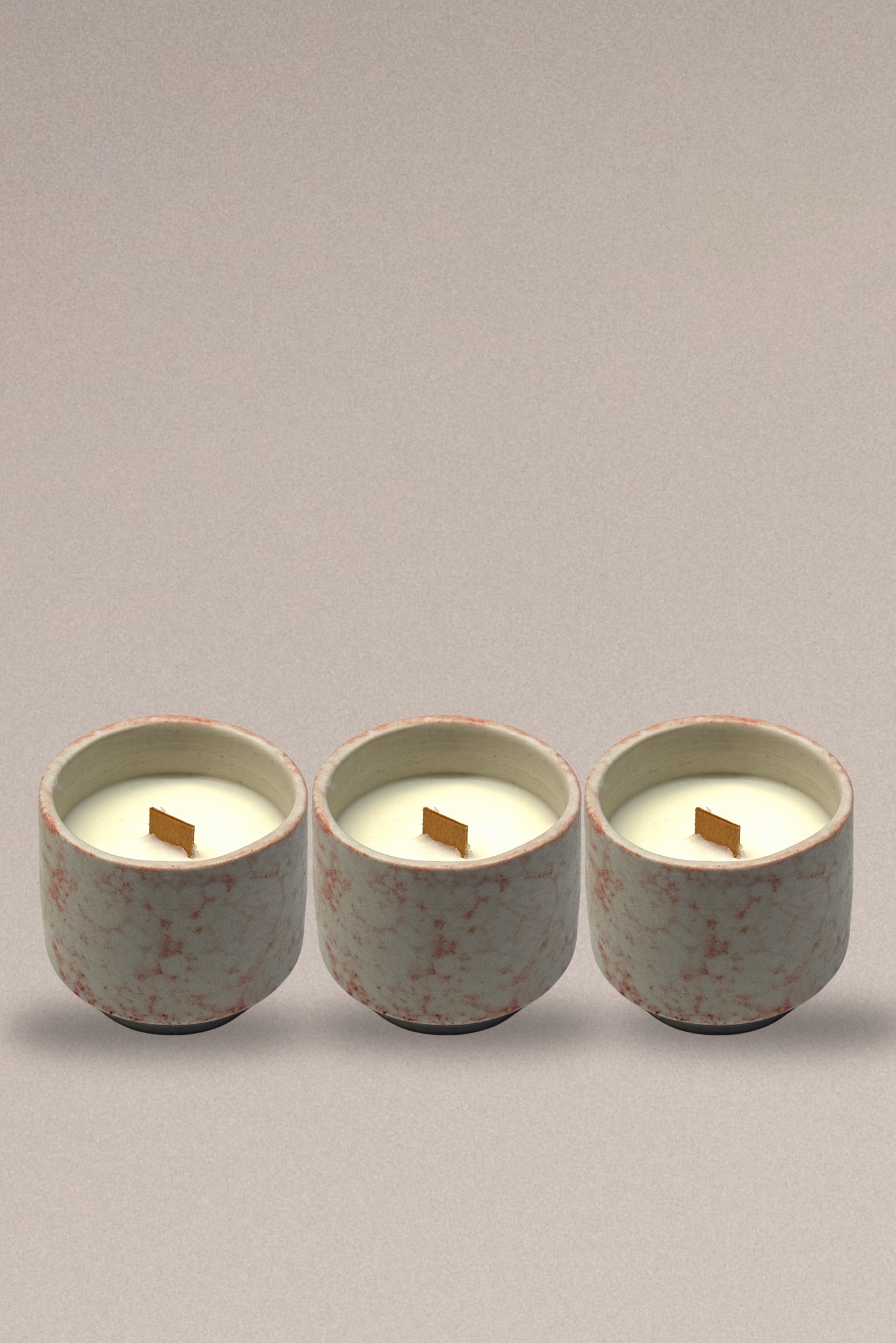 Cinnamon Notes Ceramic Candle - Cup