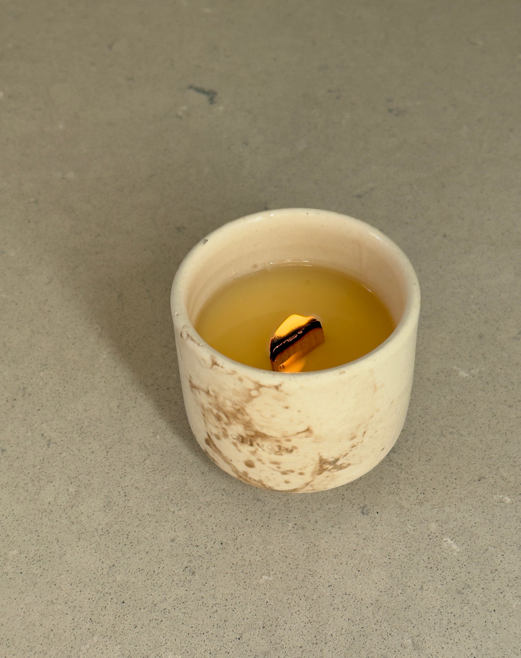 Espresso Ceramic Candle Cup | Golden Hour, Cedar Still & Summit