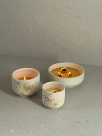 Vela de cerámica Matcha Bowl | Golden Hour, Cedar Still & Summit