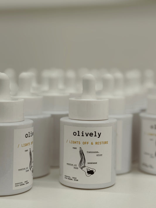 LIGHTS OFF & RESTORE – Night Serum for Repair & Renewal