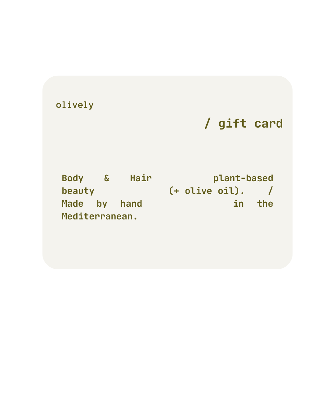 Gift Card